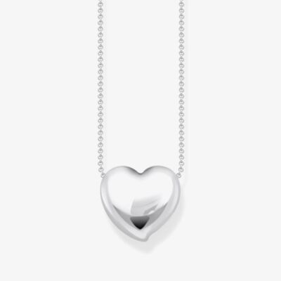 THOMAS SABO Sterling Silver Heart Pendant Necklace KE2276-001-21-L45V