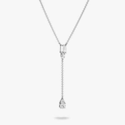 THOMAS SABO Bold Elegance Sterling Silver Cubic Zirconia Y Pendant KE2364-051-14-L50V