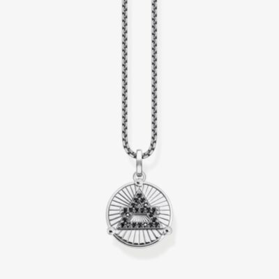 THOMAS SABO Mens Rebel At Heart Elements Of Nature Necklace KE2149-643-11-L50V