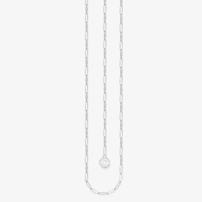 THOMAS SABO Silver Oval Link Chain Necklace X2089-007-21