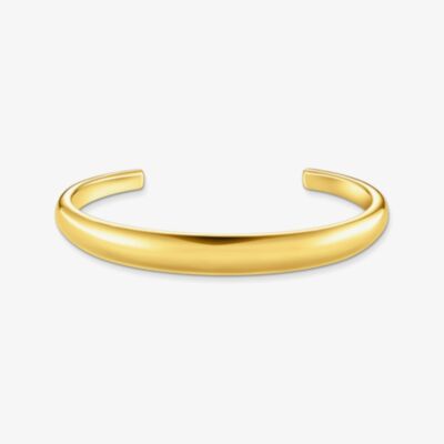 THOMAS SABO Gold Plated Timeless Bangle AR115-413-39