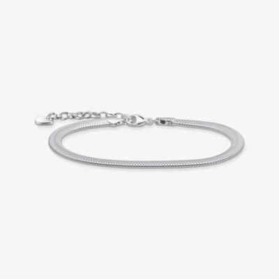 THOMAS SABO Sterling Silver Snake Chain Bracelet A2169-001-21-L19V