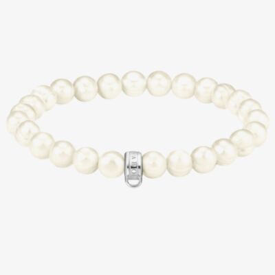 THOMAS SABO As We Love Freshwater Pearl Silver Bracelet X0293-082-14