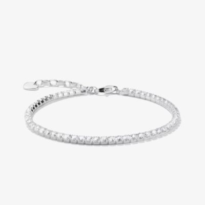 THOMAS SABO Sterling Silver Cubic Zirconia Tennis Bracelet A2209-051-11