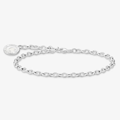 THOMAS SABO Silver White Cold Enamel Charm Bracelet X2088-007-21