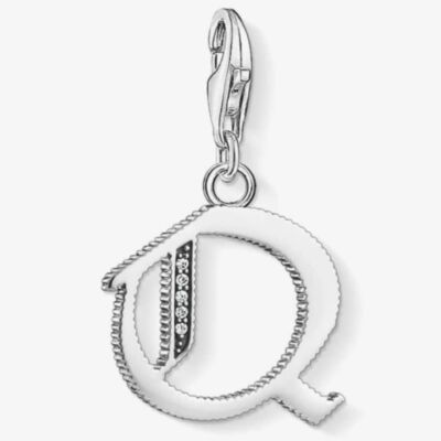 THOMAS SABO Silver Cubic Zirconia Q Charm 1597-643-21