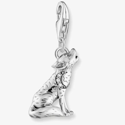 THOMAS SABO Silver Wolf Dangle Charm 2054-643-21