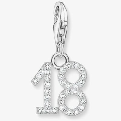 THOMAS SABO Silver 18 Cubic Zirconia Charm 2134-051-21