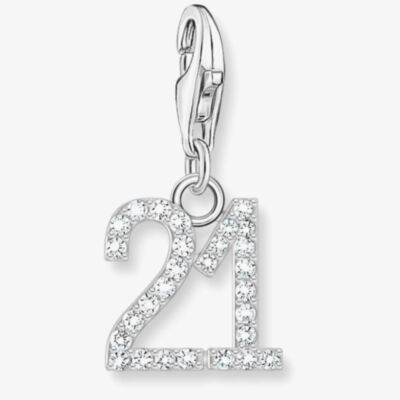 THOMAS SABO Silver 21 Cubic Zirconia Charm 2135-051-21