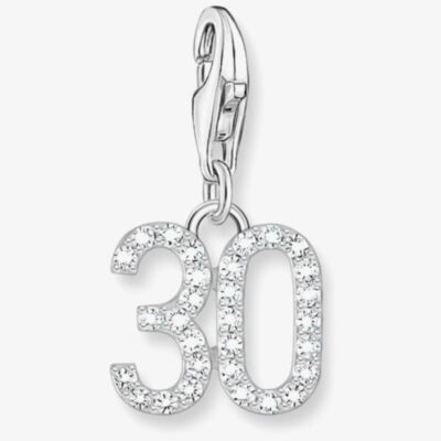 THOMAS SABO Silver 30 Cubic Zirconia Charm 2136-051-21