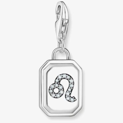 THOMAS SABO Silver Octagonal Cubic Zirconia Leo Charm 2150-643-21