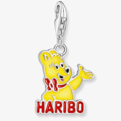 THOMAS SABO Silver Haribo Yellow & Red Bear Charm 2180-664-7