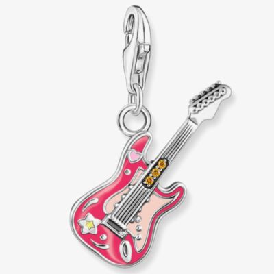 THOMAS SABO Electric Guitar Enamel Pendant Charm 2220-691-7