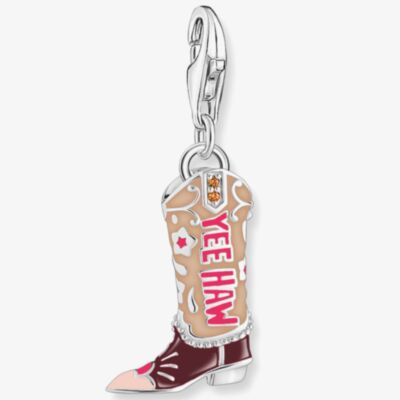 THOMAS SABO Cowboy Boot Enamel Pendant Charm 2219-691-7