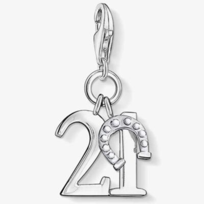 THOMAS SABO Silver Lucky 21 Charm 0460-001-12