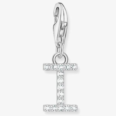 THOMAS SABO Silver Cubic Zirconia Letter I Charm 1948-051-14