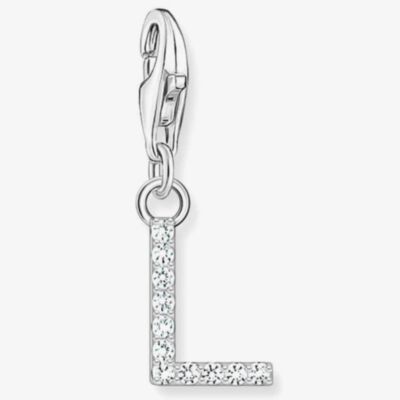 THOMAS SABO Silver Cubic Zirconia Letter L Charm 1940-051-14
