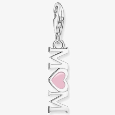 THOMAS SABO Silver Pink Mom Charm 2001-007-9