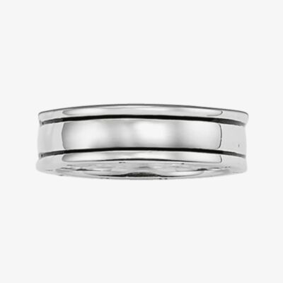 THOMAS SABO Sterling Silver Plain Band Ring TR1936-001-12