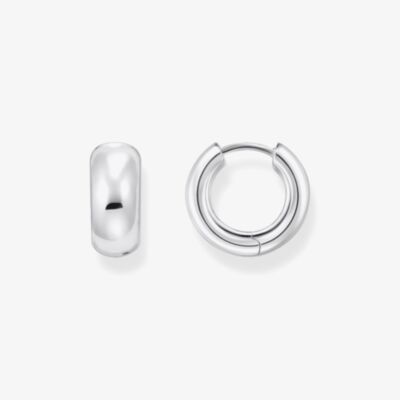 THOMAS SABO Sterling Silver 16mm Chunky Hoop Earrings CR741-001-21