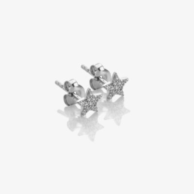 Hot Diamonds Silver Whisper Sterling Silver Superstar Stud Earrings SWE002