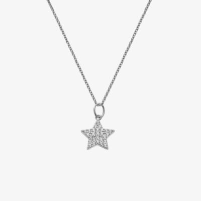 Hot Diamonds Silver Whisper Sterling Silver Superstar Necklace SWP002