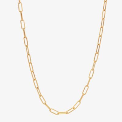 Hot Diamonds Embrace 18ct Gold Plated Twisted Paper Link Round Chain CH112