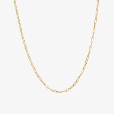 Hot Diamonds X Jac Jossa 18ct Gold Plated Embrace Paperclip Chain CH120