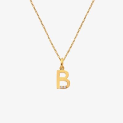 Hot Diamonds X Jac Jossa Golden Edit B Pendant Necklace DP940