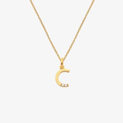 Hot Diamonds X Jac Jossa Golden Edit C Pendant Necklace DP941