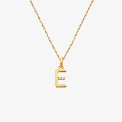 Hot Diamonds X Jac Jossa Golden Edit E Pendant Necklace DP943