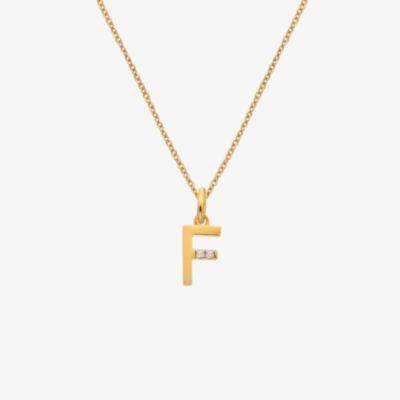 Hot Diamonds X Jac Jossa Golden Edit F Pendant Necklace DP944