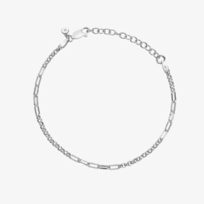 Hot Diamonds Sterling Silver Multilink Chain Bracelet DL702