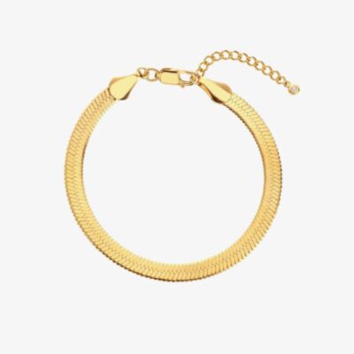 Hot Diamonds HD X Tasha Ghouri Gold Snake Chain Bracelet DL686