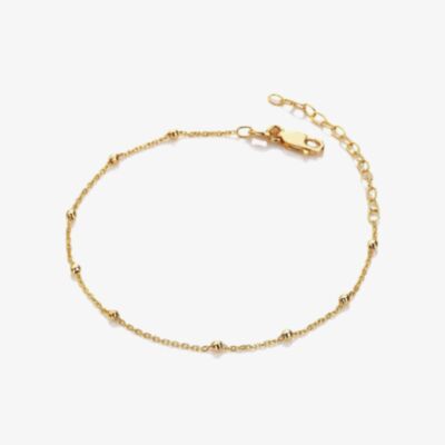 Hot Diamonds HD x Tasha Ghouri Gold Bead Chain Bracelet DL683