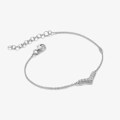 Hot Diamonds Silver Lustre White Topaz Bracelet DL720