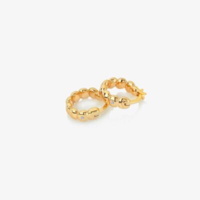 Hot Diamonds X Jac Jossa Beach Pebble Hoop Earrings DE659