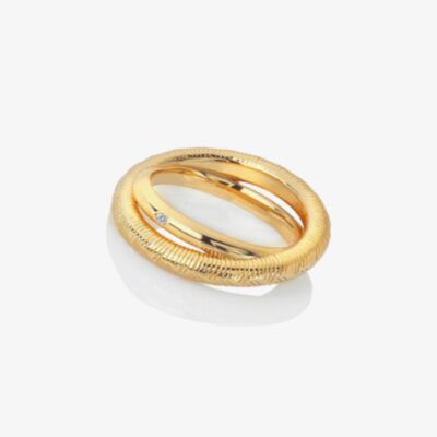 Hot Diamonds X Jac Jossa Extra Small Spirit Duo Ring DR229