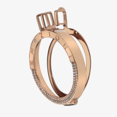 Hot Diamonds Emozioni Reflessi Rose Gold 33mm Coin Keeper EK046
