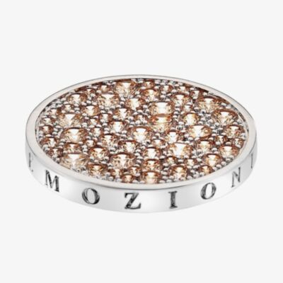 Hot Diamonds Emozioni Scintilla Champagne Loyal 33mm Coin EC371