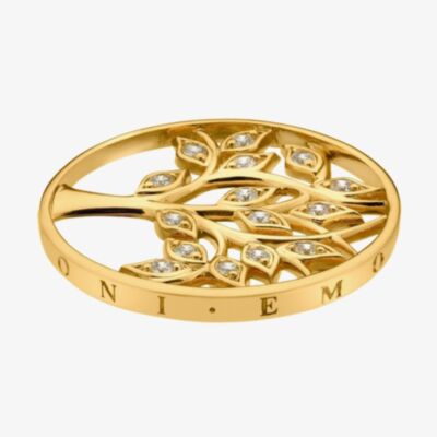 Hot Diamonds Emozioni Balance & Harmony Gold Plated 33mm Coin EC553