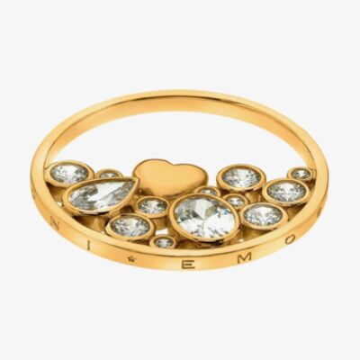 Hot Diamonds Emozioni Spirito Libero Gold Plated Heart 33mm Coin EC558