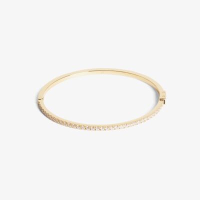 Coeur De Lion Gold Tone Crystal Bangle 0146/32-1816-17