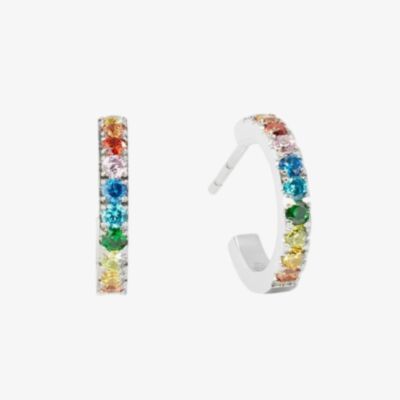 Coeur De Lion Eternal Love Multicolour Hoop Earrings 0146/23-1517