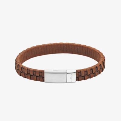 Unique Dark Brown Suede Magnetic Clasp Bracelet B562DB/21CM