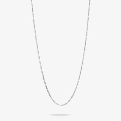 THOMAS SABO Silver Figaro Charm Necklace KE2329-001-21-L45v