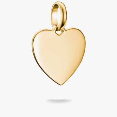 THOMAS SABO Charm Club Connect Gold Plated Small Heart Charm CC1272-413-39