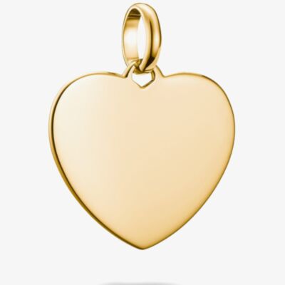 THOMAS SABO Charm Club Connect Gold Plated Large Heart Charm CC1274-413-39