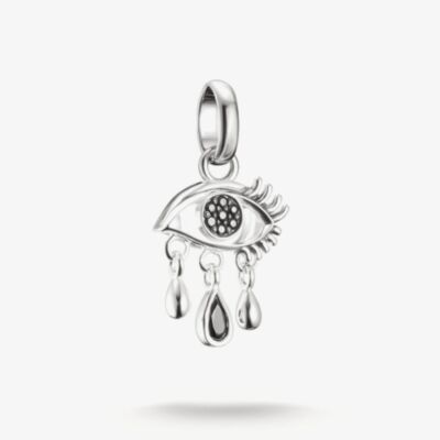 THOMAS SABO Charm Club Connect Wednesday Black Tears Charm CC1319-643-11