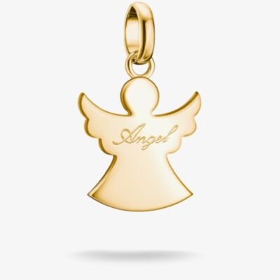 THOMAS SABO Charm Club Connect 18ct Yellow Gold Plated Angel Charm CC1347-M01-39